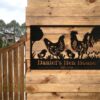 Chicken Coop Sign Personalized Farm Metal Sign Chicken House Signs 2