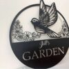 Custom Garden Sign Spring Bird Outdoor Garden Decor (3)