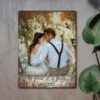 Custom Photo Metal Sign Personalized Family Picture Rusty Vintage Wall Art