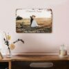 Personalised Photo Metal Sign Rusty Metal Sign with Rust